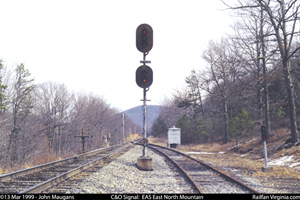 C&O Railway signal: EE North Mountain (EAS)